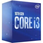 Intel Core i3-10100F 10th Gen Desktop Processor 4 Cores up to 4.3GHz Without Processor Graphics LGA 1200