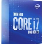 Intel Core i7-10700K 10th Gen  Desktop Processor 8 Cores up to 5.1GHz Unlocked LGA 1200 (Intel 400 Series Chipset) 125W