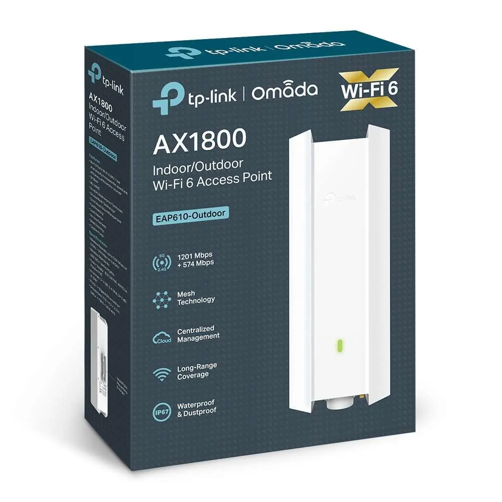 TP-Link EAP610-Outdoor | WiFi 6 AX1800 Long-Range Outdoor Access Point - Image 5