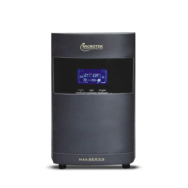microtek max+ 2kva online ups front view