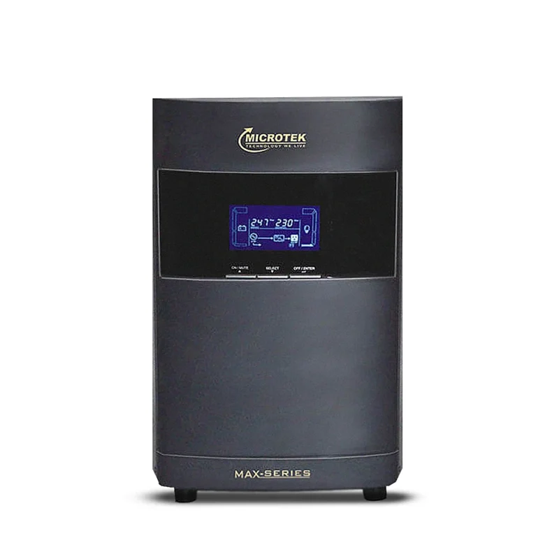 microtek max+ 2kva online ups front view