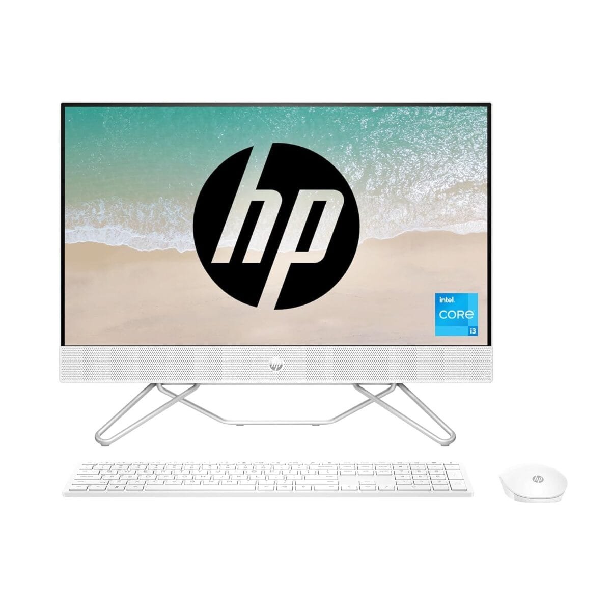 HP All-in-One 12Th Gen Windows 11, Intel Core i3-23.8 Inch(60.5 Cm) 8GB Ram/512GB SSD/Fhd, Micro-Edge, Anti-Glare Display/Wireless Keyboard & Mouse/Intel UHD Graphics/Win...