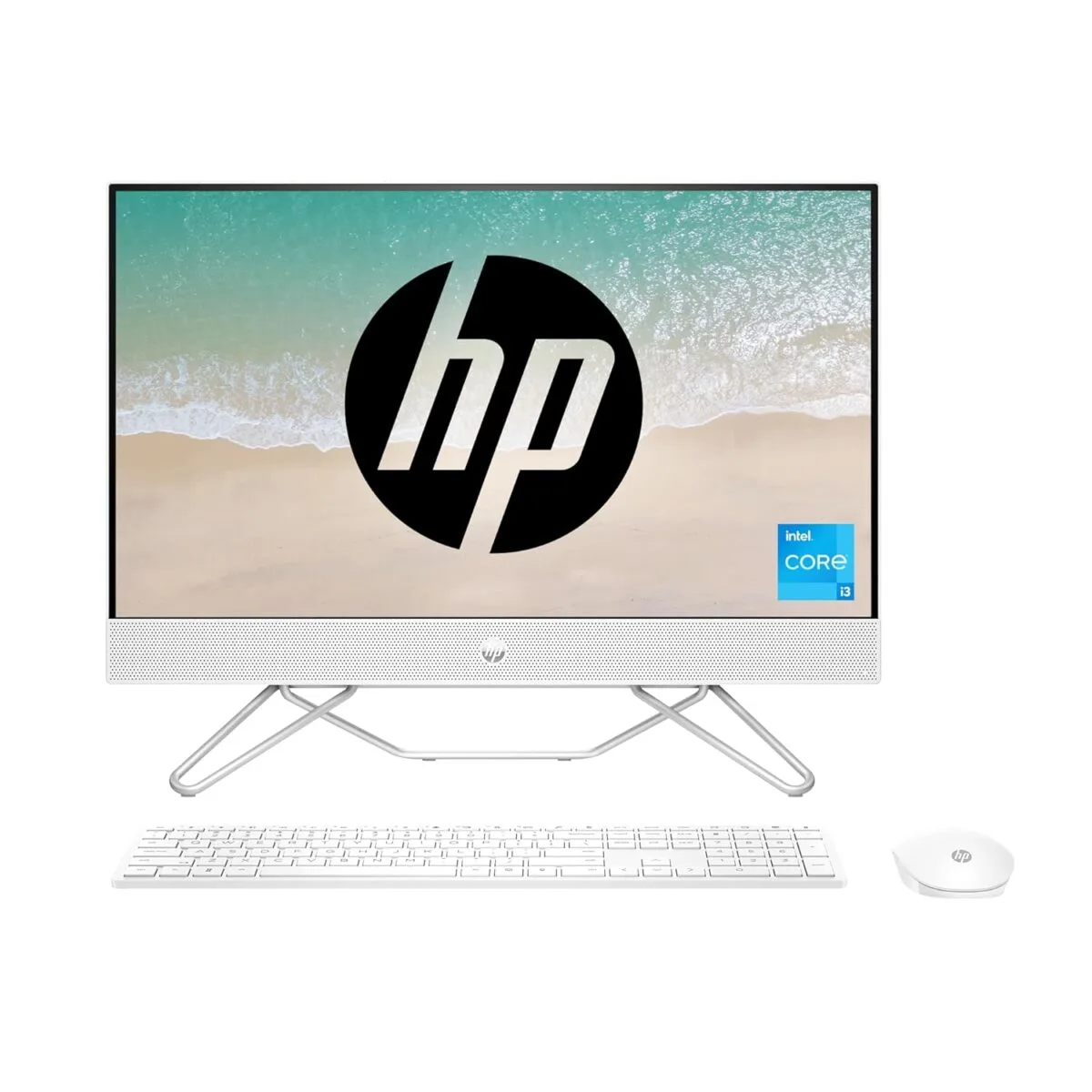 HP All-in-One 12Th Gen Windows 11, Intel Core i3-23.8 Inch(60.5 Cm) 8GB Ram/512GB SSD/Fhd, Micro-Edge, Anti-Glare Display/Wireless Keyboard & Mouse/Intel UHD Graphics/Win...