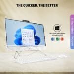 HP All-in-One 12Th Gen Windows 11, Intel Core i3-23.8 Inch(60.5 Cm) 8GB Ram/512GB SSD/Fhd, Micro-Edge, Anti-Glare Display/Wireless Keyboard & Mouse/Intel UHD Graphics/Win...