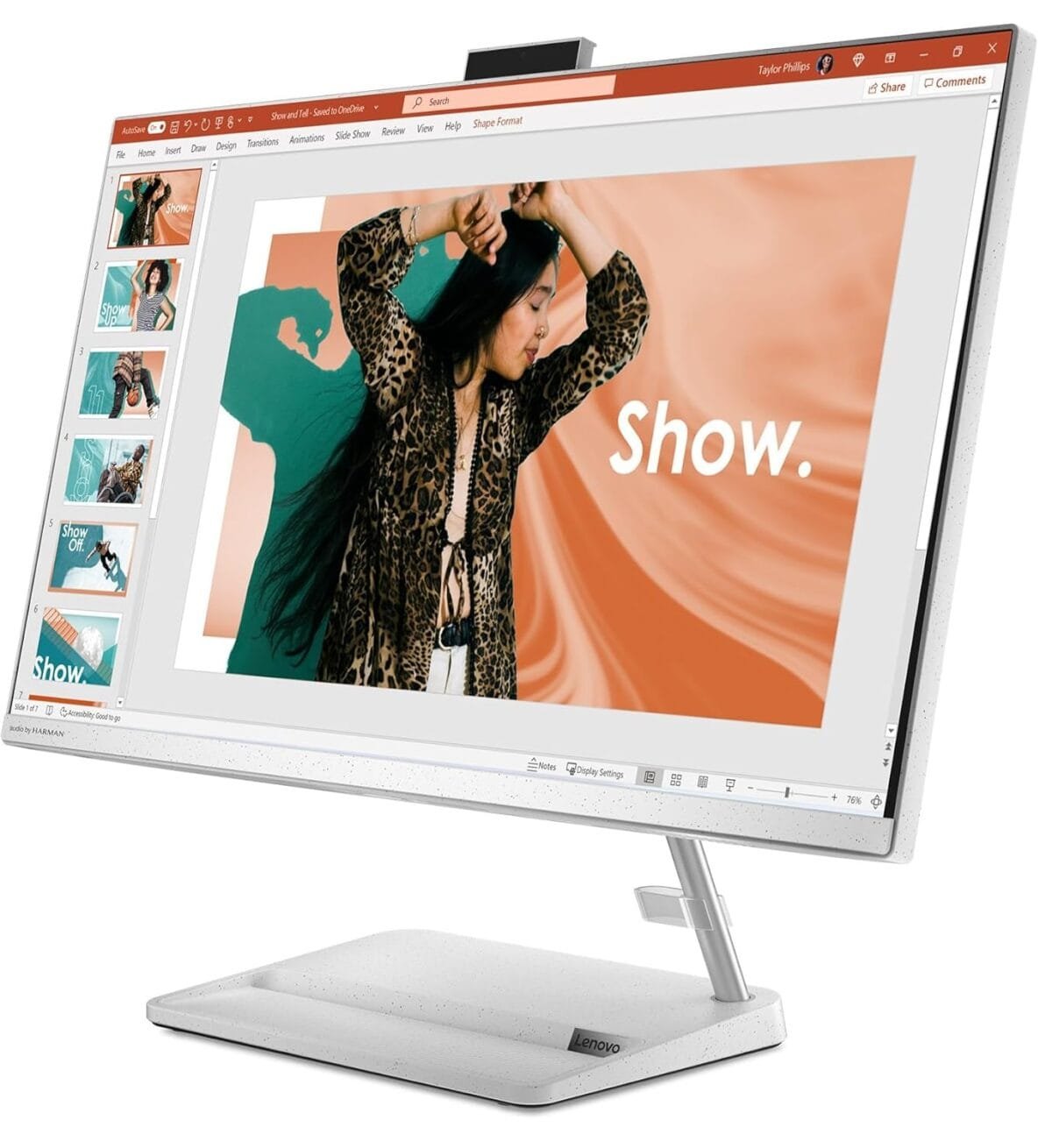 Lenovo IdeaCentre AIO 3 Intel Core i7-13620H 27" FHD IPS 3-Side Edgeless All-in-One Desktop with Alexa Built-in (16GB/1 TB SSD/Win11/5.0 MP + IR Camera/Wireless Keyboard &...