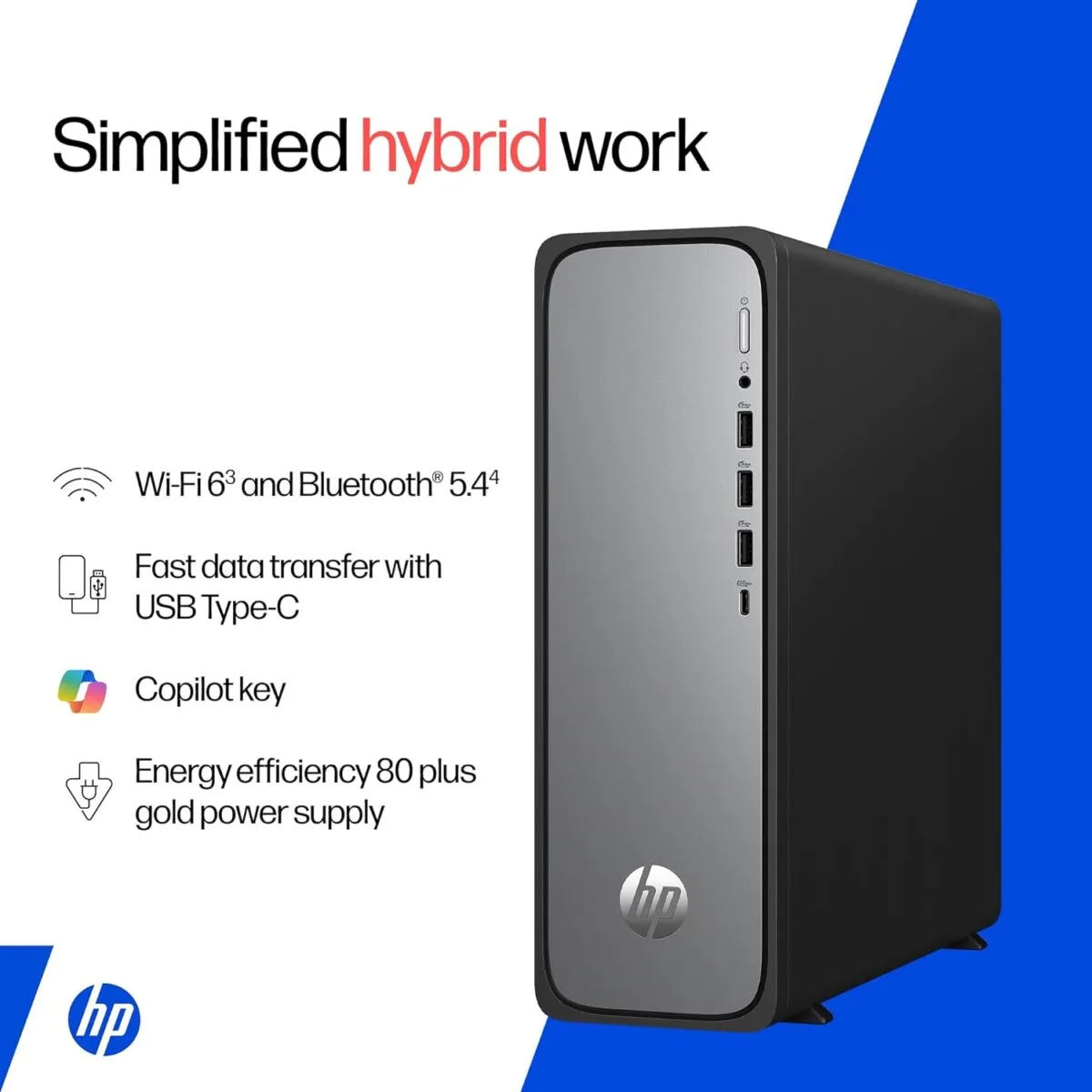hp omnidesk desktop 13th gen intel core image