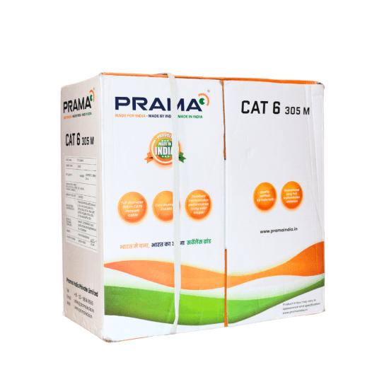 Prama PT-CLN6-P/G CAT6 CCTV Cable