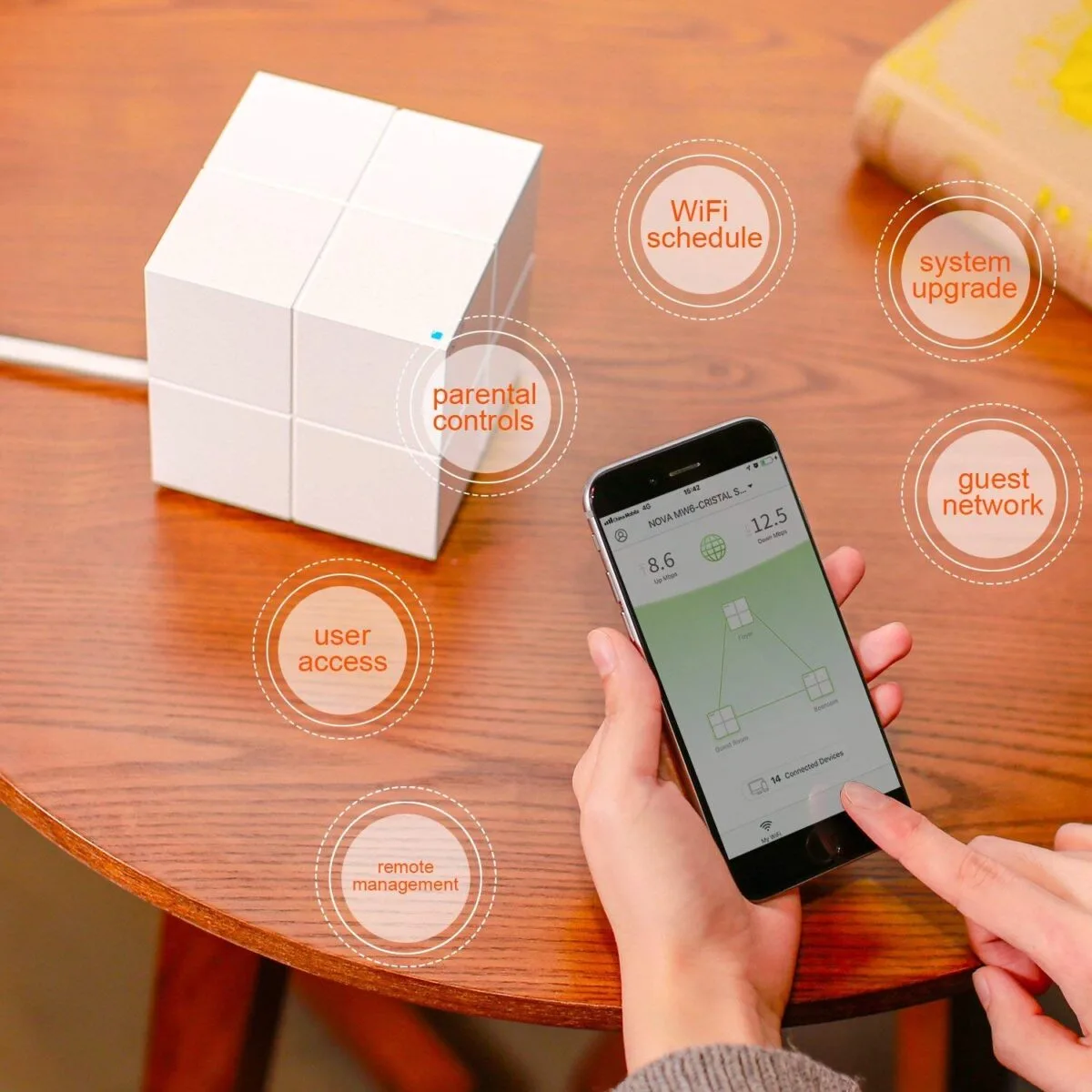 Tenda Nova MW6 AC1200 Dual-Band Whole Home Mesh Wi-Fi System | Seamless Roaming | Parental Controls - Image 3