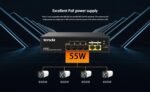 Tenda SG106PC 6-Port Gigabit Lite PoE Switch with 4x PoE+ 55W Uplink 3Yr - Image 6