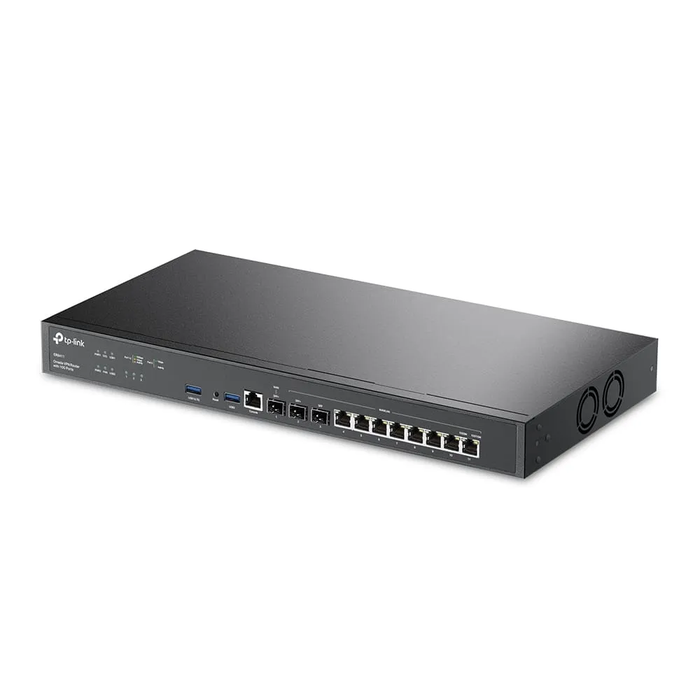 TP-Link ER8411 10G Multi-WAN VPN Router | 10Gbps Wire-Speed | 8× 10/100/1000/2.5G/5G/10G Ports | Omada SDN Compatible - Image 8