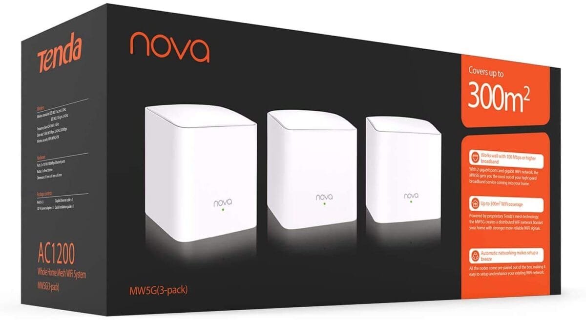 Tenda Nova MW5G AC1200 Dual-Band Whole Home Mesh Wi-Fi System - Image 6