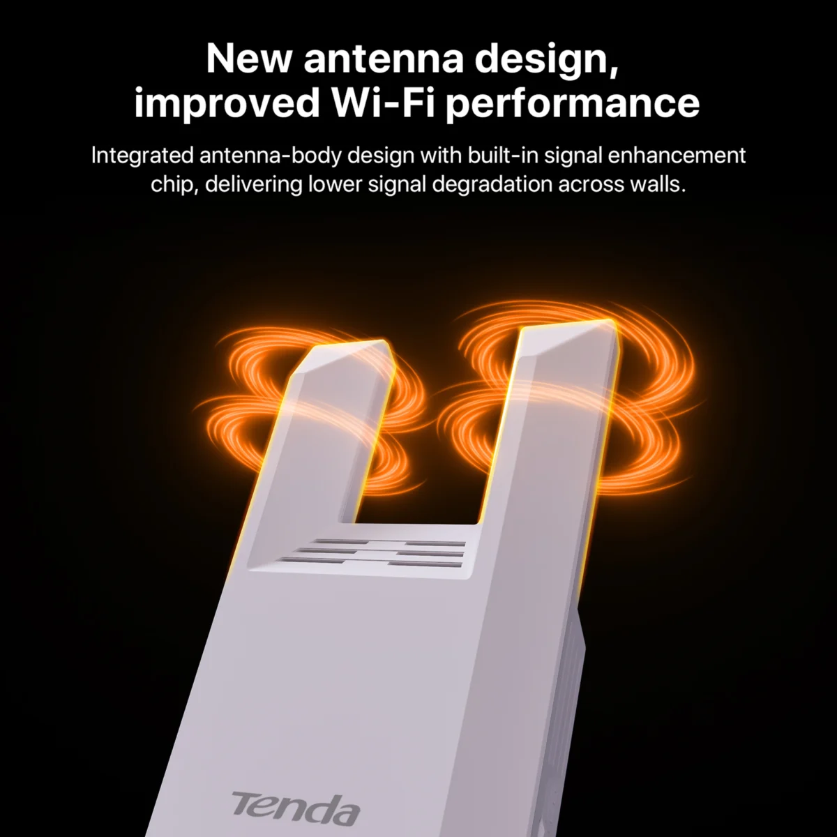 Tenda A10 N300 Wi-Fi Range Extender with Ethernet Port & Intelligent LED 3Yr - Image 3