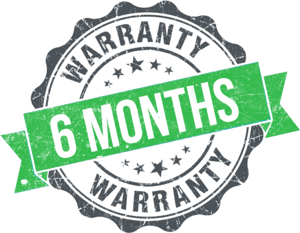 Six month warranty