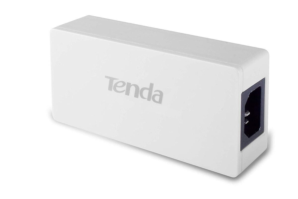 TENDA-PoE30G-AT Gigabit PoE Injector 30W Output Power | Compliant with IEEE 802.3af/at Standard |Power Distance Extension of up to 100 Meters |Plug and Play |