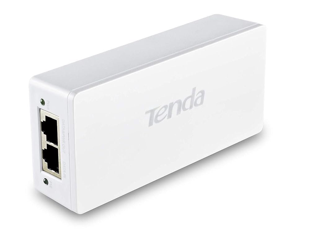 TENDA-PoE30G-AT Gigabit PoE Injector 30W Output Power | Compliant with IEEE 802.3af/at Standard |Power Distance Extension of up to 100 Meters |Plug and Play | TENDA-PoE30G-AT Gigabit PoE Injector 30W Output Power | Compliant with IEEE 802.3af/at Standard |Power Distance Extension of up to 100 Meters |Plug and Play |