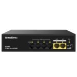 Tenda S106PC 6-Port 100M Lite PoE Switch with 4-Port PoE (Black)
