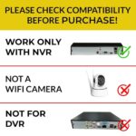 CP Plus 4MP IR Network Bullet Camera | Full HD 2688×1520 | 6 mm Lens | 60 m Night Vision | Built-in Mic | PoE & IP67 Weatherproof [CP-UNC-TA41L6C-D-Q]