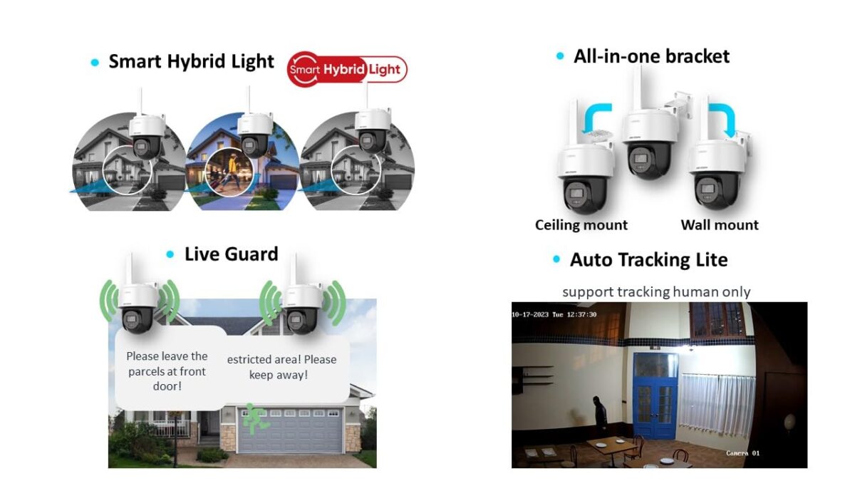 HIKVISION 4MP Smart 4G Hybrid Light Mini Pan/Tilt CCTV Camera |Human & Vehicle Detection | Support 4G LTE(Nano SIM)| 2 Way Audio | Storage upto 512 GB (SD card slot)| Built in...
