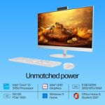 HP AIO, 13th Gen Intel Core i3-1315U,(8GB DDR4,512GB SSD) 300 nits, Anti-Glare, 23.8inch(60.5cm) FHD, Win11, M365, Office24, Shell White, 5.27kg, FHD IR Camera w/Privacy...