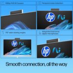 HP AIO, 13th Gen Intel Core i3-1315U,(8GB DDR4,512GB SSD) 300 nits, Anti-Glare, 23.8inch(60.5cm) FHD, Win11, M365, Office24, Shell White, 5.27kg, FHD IR Camera w/Privacy...
