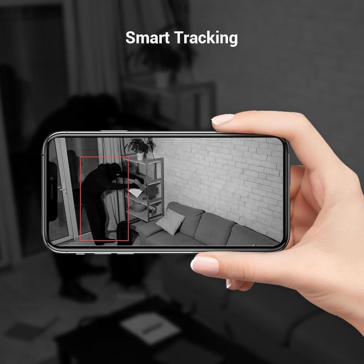 EZVIZ H6C Pro 1080p Wi-Fi Pan & Tilt Smart Camera | Full HD | Color Night Vision | Motion Tracking | Two-Way Talk | Two-Way Calling | Compatible with Alexa & Google