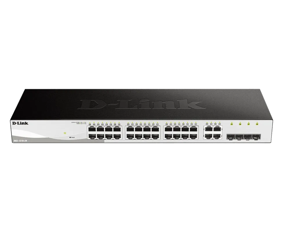 D-link 28-Port Gigabit Smart Managed Switch, DGS-1210-28