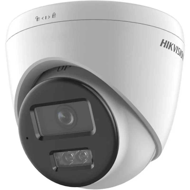 Hikvision 4MP 2.8mm Smart Hybrid Light Fixed Turret Network Dome Camera, DS-2CD1343G2-LIU, NVR Enabled