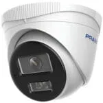 PRAMA PT-NC143D3-WNM(D2) 4MP Fixed Turret Network Camera with Smart Dual Light, Microphone & IP67 | Included PVC Stickers