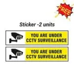 PRAMA PT-NC143D3-WNM(D2) 4MP Fixed Turret Network Camera with Smart Dual Light, Microphone & IP67 | Included PVC Stickers
