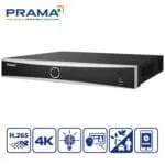 PRAMA PT-NRAS2A32-K2 32 Channel AIsense Network Video Recorder with H.265+ Compression, 2 SATA Interface Supporting HDD up to 10TB Per HDD, 4K HDMI, Upto 80 mbps Incoming...
