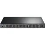 TP-Link JetStream TL-SG3452XP 48-Port Gigabit and 4-Port 10GE SFP+ L2+ Managed Switch with 48-Port PoE+