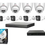 CP Plus 8 channel 4MP IP CCTV camera kit price India