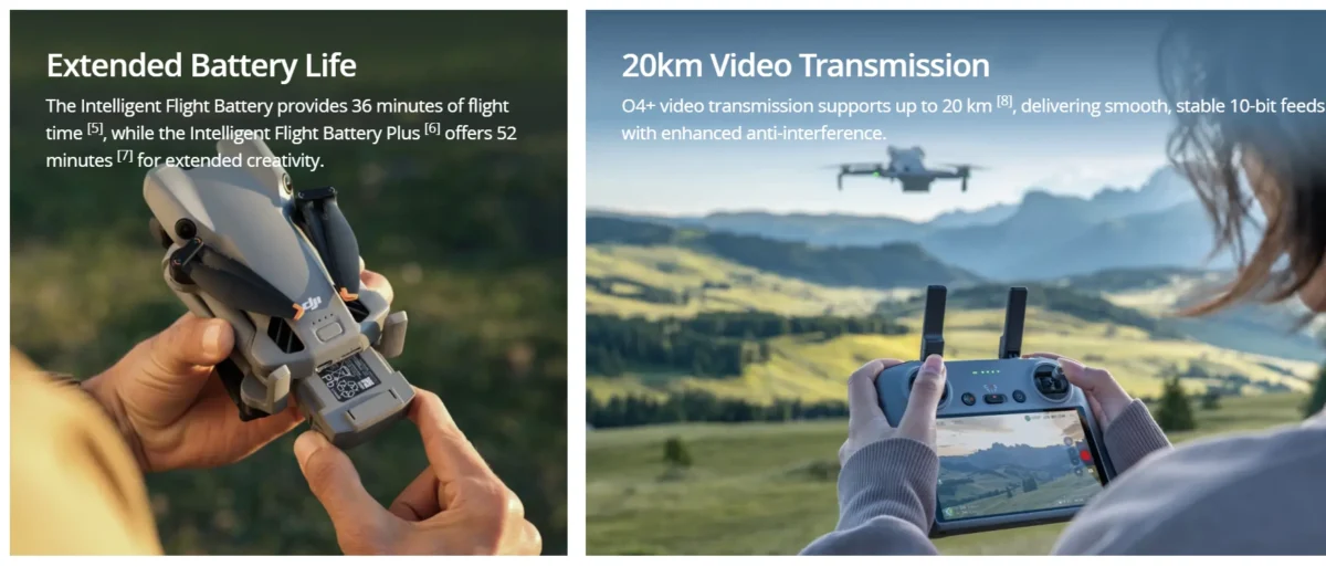 DJI Mini 5 Pro Fly More Combo Plus Series Drone (52 Min Battery)