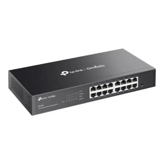 ES216G Easy Managed Gigabit Switch, 16 Port, Steel Casing, Rack Mountable 1U, Compatible Compatible with TP-Link