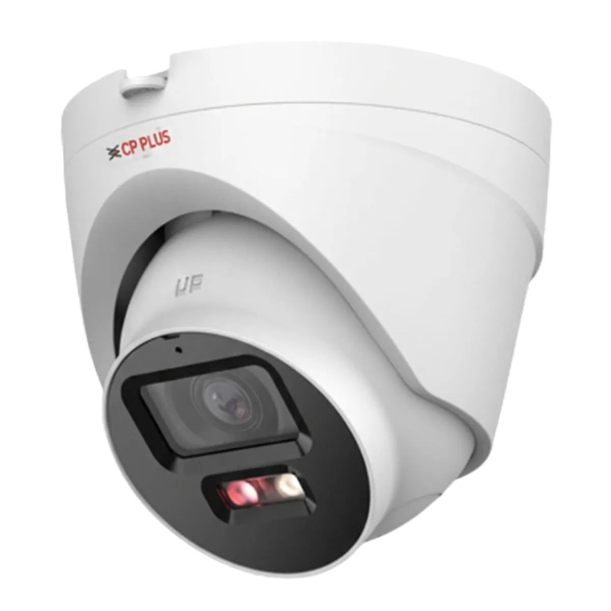 CP Plus 2MP Dual Light Dome IP Camera | Full HD 1080p | Built-in Mic & Speaker | 30m Dual Light Night Vision | PoE & IP67 Weatherproof [CP-UNC-DA21L3B-LQ]