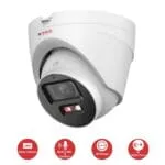 CP Plus 2MP Dual Light Dome IP Camera | Full HD 1080p | Built-in Mic & Speaker | 30m Dual Light Night Vision | PoE & IP67 Weatherproof [CP-UNC-DA21L3B-LQ]