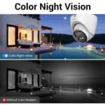 CP Plus 4MP Dual Light Dome Indoor IP Camera | Full HD 2688×1520 | Dual Light Night Vision (IR + Warm Light 30m) | Built-in Mic & Speaker | PoE, IP67 Weatherproof...