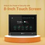 Hawk Vision Network Based Video Door Phone/Bell with 8" inch LCD Screen |Wired |Two-Way Intercom | Instant Phone Visitor Video Call | Night Vision, and Remote Access for...