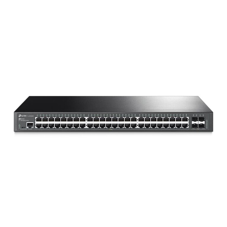TP-Link Omada SG3452X | 48 Port Gigabit Switch, 4 x 10GE SFP+ Slots | L2+ Smart Managed | Omada SDN Integrated | IPv6 | Static Routing | Support QoS, IGMP & LAG | 5 Year...