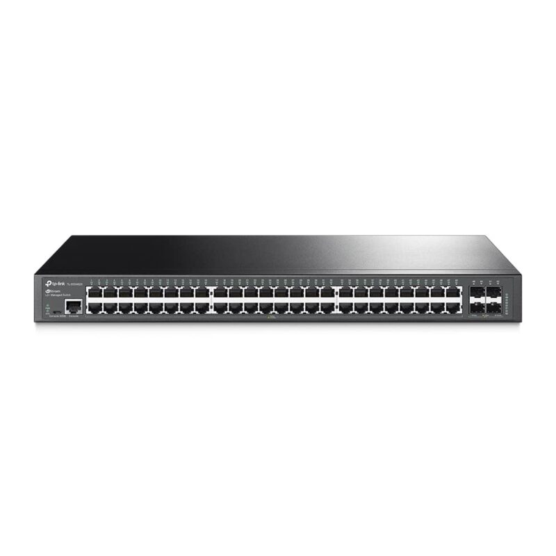 TP-Link Omada SG3452X | 48 Port Gigabit Switch, 4 x 10GE SFP+ Slots | L2+ Smart Managed | Omada SDN Integrated | IPv6 | Static Routing | Support QoS, IGMP & LAG | 5 Year...
