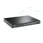 TP-Link TL-SG3428XMP , Jetstream 24 Port Gigabit Smart Managed L2+ PoE switch , 24 PoE+ Port @384W, 4 * 10GE SFP+ Slots , Omada SDN Integrated , IPv6 and Static Routing ,...