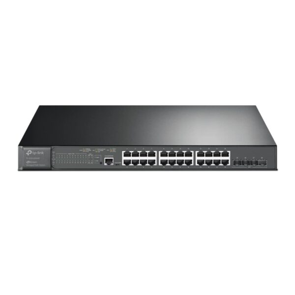 TP-Link TL-SG3428XMP , Jetstream 24 Port Gigabit Smart Managed L2+ PoE switch , 24 PoE+ Port @384W, 4 * 10GE SFP+ Slots , Omada SDN Integrated , IPv6 and Static Routing ,...