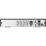 Hikvision iDS-7208HUHI-M1/T rear ports BNC and network interface