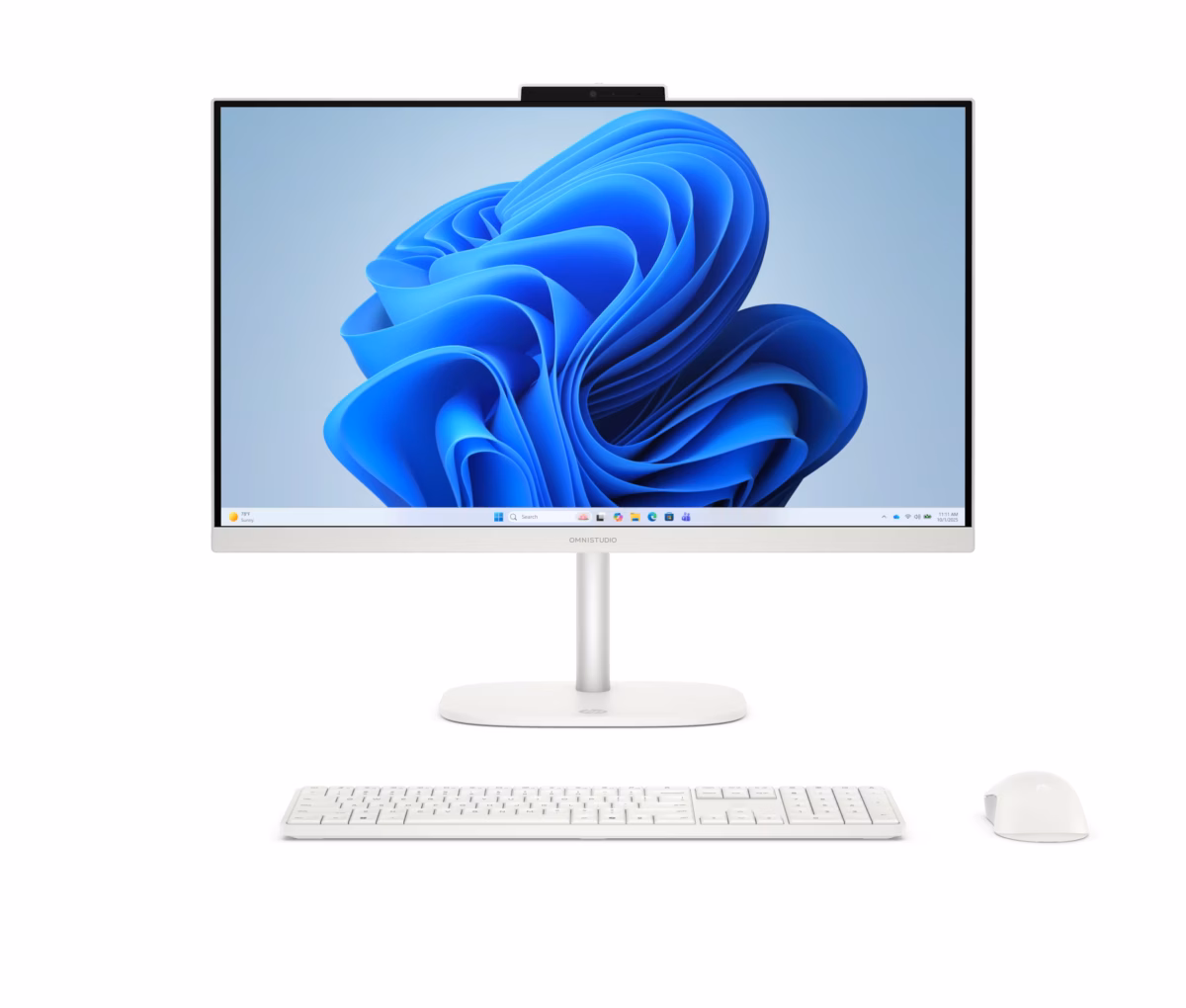 modric_24_ff_cps_elain_kb_puddy_m_aio_mdc_cottonwhite_front_5693253 HP OmniStudio 24-inch all-in-one desktop front view